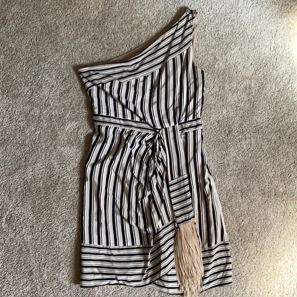 BCBG Maxazria One-Shoulder Dress